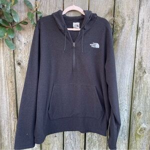 The North Face Men's Textured Cap Rock 1/4 Quarter  
Zip Hoodie Fleece EUC | XL